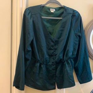 J. Crew Peplum Blouse